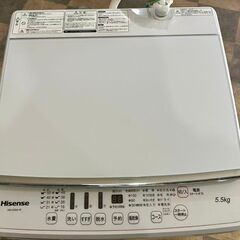 洗濯機Hisense　HW-G55A-Wの画像