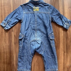 Baby Lee デニム　カバーオール　つなぎ　80サイズの画像