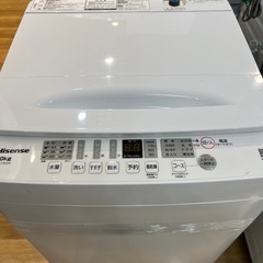【トレファク神戸南店】Hisenseの全自動洗濯機です【取りに来られる方限定】の画像