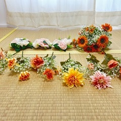 花束　造花の画像