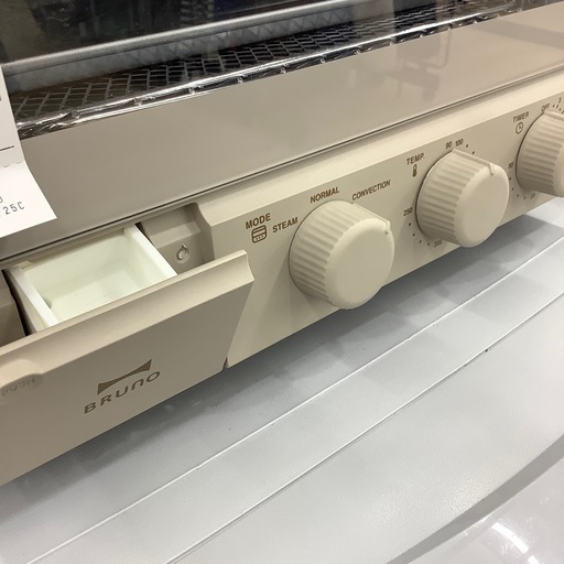 【6ヶ月保証付き】ブルーノ未使用品スチーム&ベイクトースター