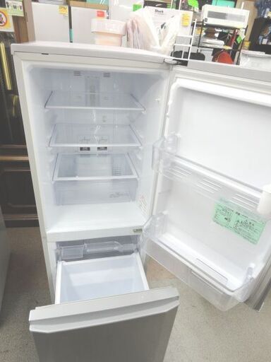 西岡店 2ドア冷蔵庫 146L 2020年製 三菱 MR-P15E-S1 シルバー