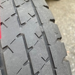 ホンダホイールタイヤ4本セット145R12 8PRの画像