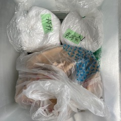 陶芸セット　粘土(半磁器と何か) 石膏と石灰のような粉の画像