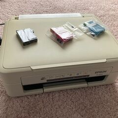 ⑮【格安プリンター】カラリオプリンター PX-047A＋交換インク（ブラック、マゼンダ、シアン）付の画像