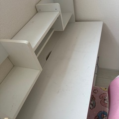 女の子 学習机 デスクの画像