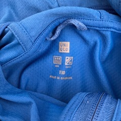 UNIQLO パーカー２枚組110㎝の画像