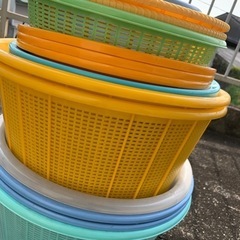 カゴ　洗面器　16個の画像