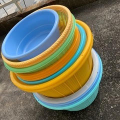 カゴ　洗面器　16個の画像