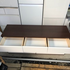 140ローチェスト　バンビ　WH/BRの画像