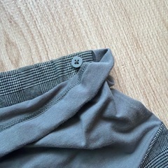 マタニティ ユニクロ アンクルパンツ チェック柄（S）の画像