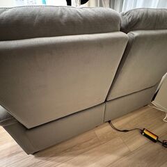 ニトリ 電動リクライニング ソファーの画像
