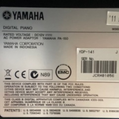 YAMAHA 電子ピアノの画像