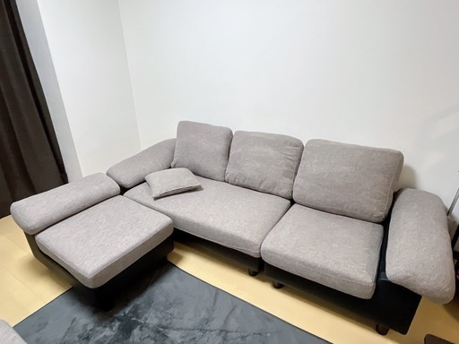 ソファ　三人掛け　カウチソファ