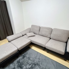 ソファ　三人掛け　カウチソファの画像