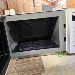 パナソニック カウンタートップ 電子レンジ 単機能 フラットテーブル 22L スピードあたため ヘルツフリー ホワイト NE-FL100-Wの画像