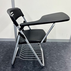 【在庫22脚】 テーブル 付き 折りたたみ椅子の画像