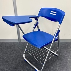 【在庫22脚】 テーブル 付き 折りたたみ椅子の画像