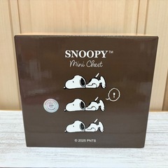 新品未使用 スヌーピー SNOOPY 3段ミニチェスト 小物入れ クレーンゲーム獲得品❁¨̮の画像