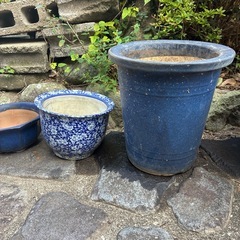 陶器の鉢色々の画像