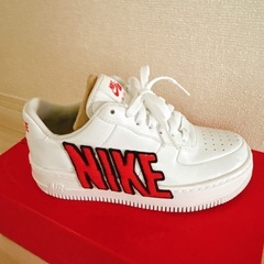 Nike Air Force 1 Upstep Force Is Female Whiteの画像