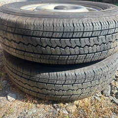 145R12LTタイヤホイール　2本セットの画像