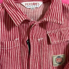 パーソンズ 100 つなぎ ロンパース ヒッコリー ヴィンテージ レトロの画像
