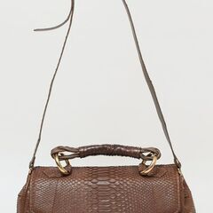 パイソン(蛇革) 2Wayバッグ 品番b24-476の画像