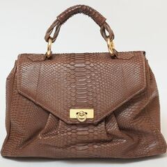 パイソン(蛇革) 2Wayバッグ 品番b24-476