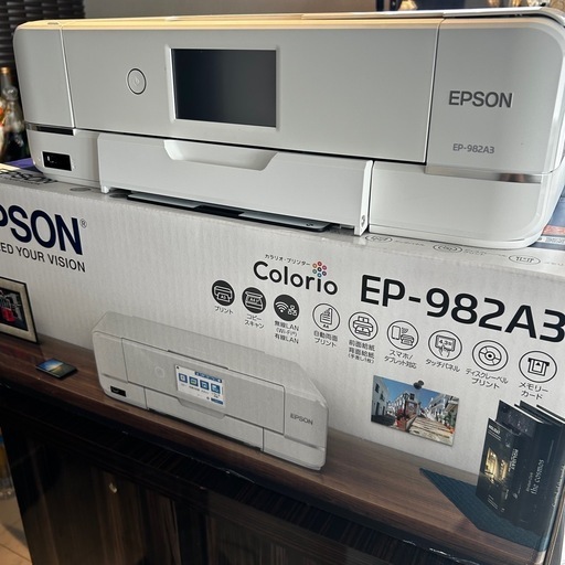 A3プリンター純正インク使用　EPSON EP-982A3 【動作確認済】 A3対応】プリンター エプソン 本体 インク EP-982A3