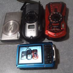 ❤️動作品❤️OLYMPUS μTOUGH-3000❤️人気色ブルー★防水カメラの画像