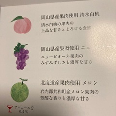 果実と蕨のジュレの画像