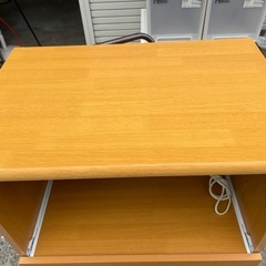 ★ 家具 はぴねすくらぶ キッチン家電収納台 ハイタイプ レンジ台 レンジボードの画像