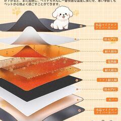 ペット用⭐️ホットカーペット ペット用ヒーター ペット専門家監修 猫 犬用の画像