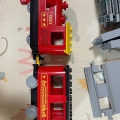 デュプロ　キミが車掌さん！10874 追加レールセット10872 セット販売の画像