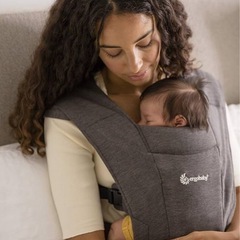 Ergobaby(エルゴベビー) 抱っこひも 前向き抱き可 [日本正規品保証付] 新生児　
軽量 簡単装着 エンブレース EMBRACE グレー の画像