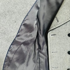 【10/26(日)まで】 【Pコート】メンズ グレー 目立った傷や汚れなしの画像