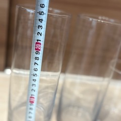 円筒型　ガラス水槽　5個セットの画像