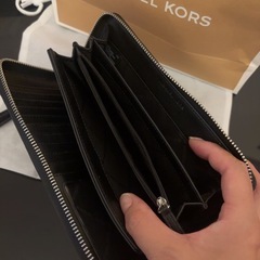 MKメンズ長財布未使用に近いの画像