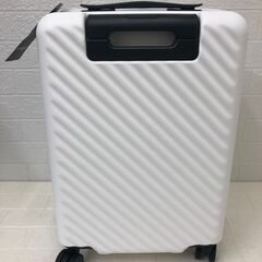 ACE エース イグザクト 機内持込みサイズ スーツケース 拡張機能付きホワイトの画像