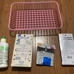 工具と靴洗剤などセットの画像