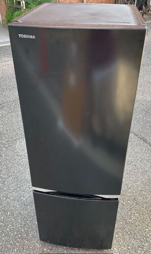 【RKGRE-583】特価！東芝/153L 2ドア冷凍冷蔵庫/GR-S17BS(K)/中古品/2021年製/店頭引取推奨商品/弊社近隣配達も可