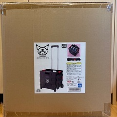 新品未使用🎁サンリオ クロミ KUROMI ボックスキャリーケース クレーンゲーム獲得品❁¨̮の画像