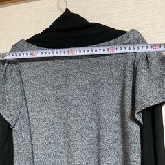 秋、冬用ワンピース　グレーの画像
