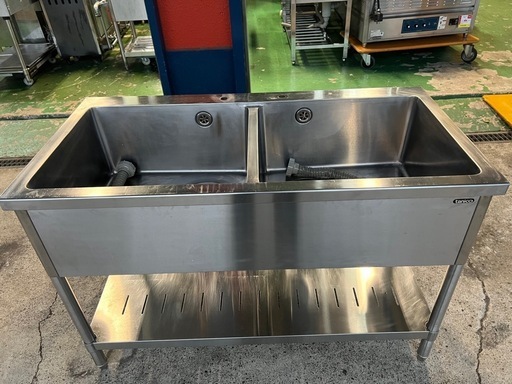 taniko 2槽シンクシンク 1200x600x800