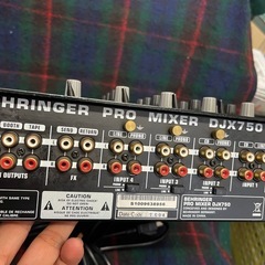 BEHRINGER DJX750 DJミキサー エフェクター/BPMカウンター付 DJミキサー PRO MIXERの画像