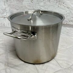 【プロシェフ】 業務用 ステンレス製 寸胴鍋 24cm 両手鍋 厨房 厨房機器 店舗 店舗用品 調理器具 キッチン用品 ステンレス鍋 調理鍋 A0647の画像