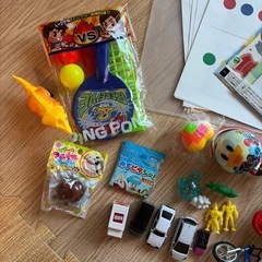おもちゃまとめ100均や景品、知育おとめしお試しの画像