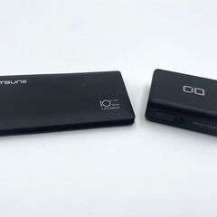 ◆モバイルバッテリー◆2点◆TSUNEO◆CIO◆10000mAhの画像