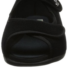 【介護シューズ新品】 快歩主義 L133SL (ブラックパイル)の画像